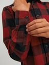 Jack & Jones Cămașă în carouri neagră și roșie Jack & Jones Gingham pentru băieți