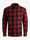 Jack & Jones Cămașă în carouri neagră și roșie Jack & Jones Gingham pentru băieți