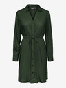 Pieces Rochie cămașă verde închis pentru femei Pieces Nova