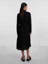 Pieces Rochie cămașă midi neagră pentru femei Pieces Nova