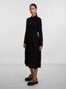 Pieces Rochie cămașă midi neagră pentru femei Pieces Nova