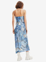 Desigual Rochie maxi cu model albastru pentru femei Desigual Mississippi