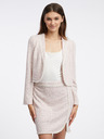 Orsay Sacou de damă roz deschis din tweed ORSAY