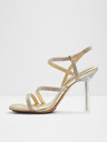 Aldo Sandale cu toc înalt pentru femei, aurii ALDO Adrocan Mix Mat