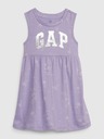 GAP Baby rochie cu logo metalic GAP