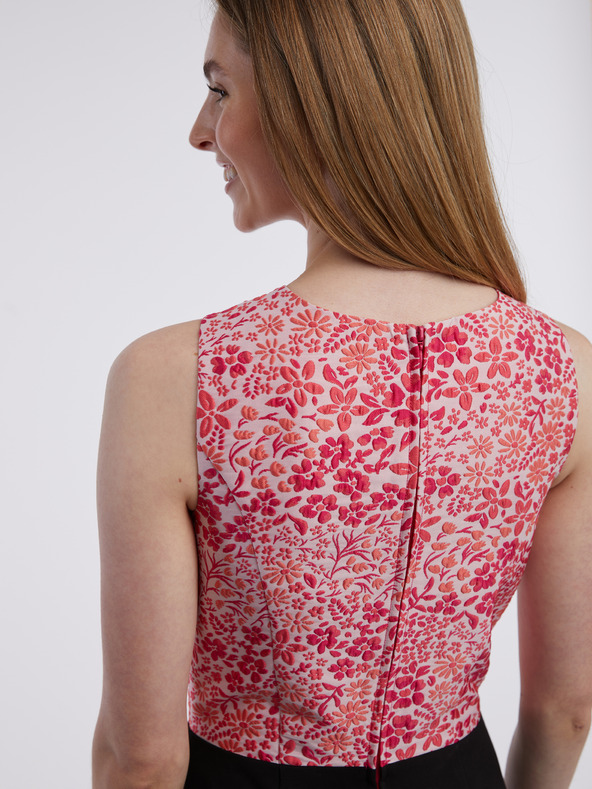 Orsay Salopeta cu flori roz și negru pentru femei ORSAY