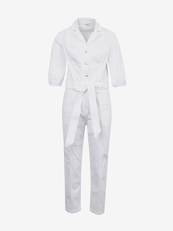 Orsay Salopetă albă de damă din denim ORSAY