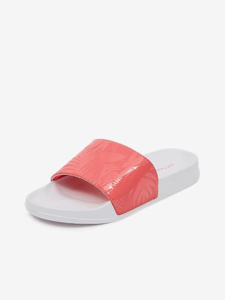 Orsay Papuci de damă alb-coral cu model ORSAY