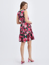Orsay Rochie florala damă neagră și roz ORSAY