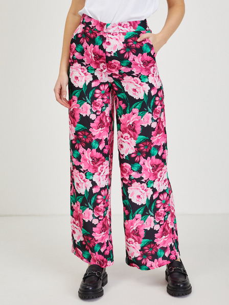 Orsay Pantaloni florali de damă roz ORSAY
