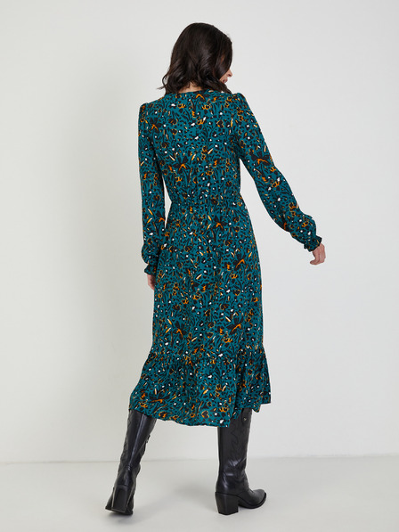 Orsay Rochie midi de damă cu model verde închis ORSAY