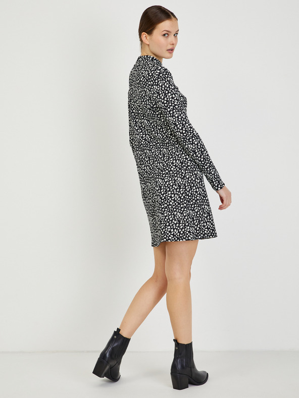 Orsay Rochie de damă neagră cu model ORSAY