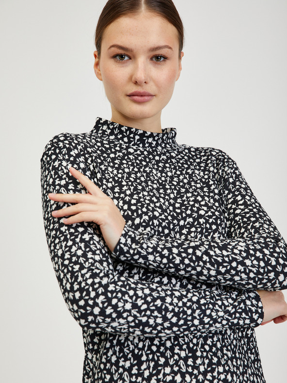 Orsay Rochie de damă neagră cu model ORSAY