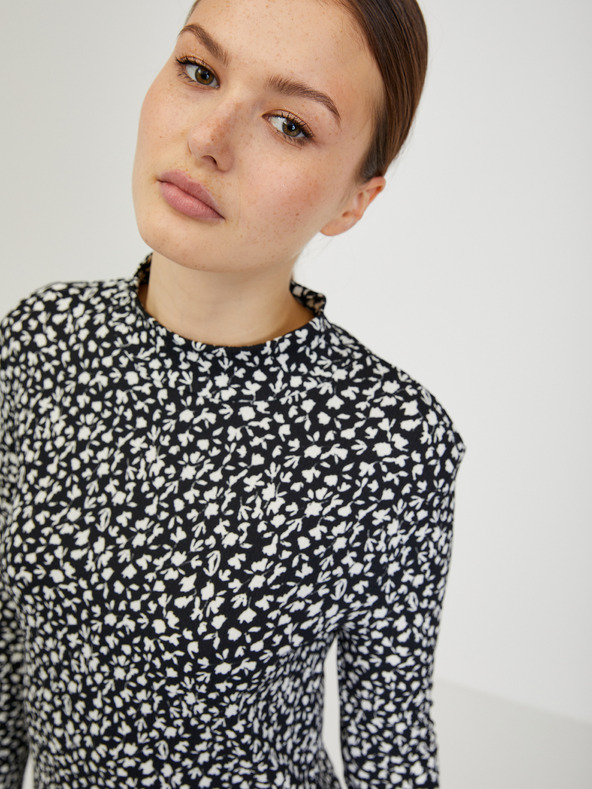 Orsay Rochie de damă neagră cu model ORSAY