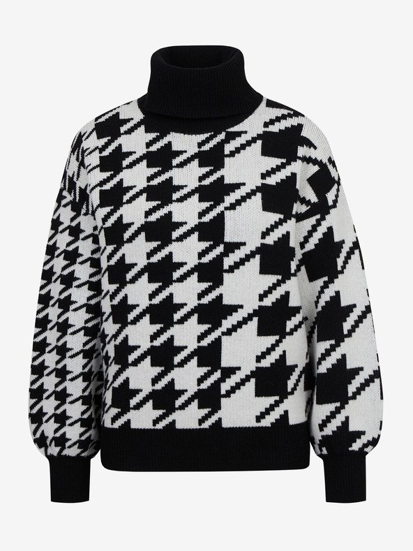 Orsay Pulover de damă cu model alb-negru ORSAY