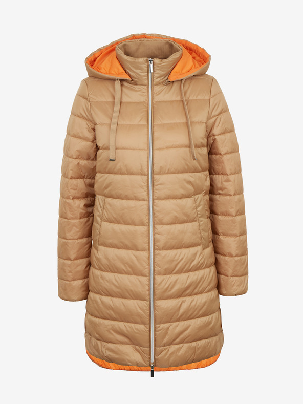 Orsay Palton matlasat de iarnă de damă maro deschis ORSAY