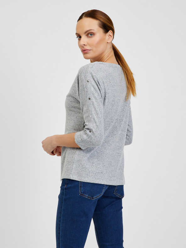 Orsay Bluză de damă gri deschis ORSAY