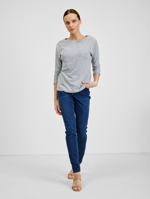 Orsay Bluză de damă gri deschis ORSAY