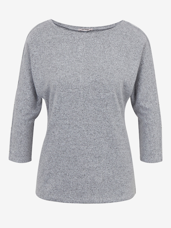 Orsay Bluză de damă gri deschis ORSAY