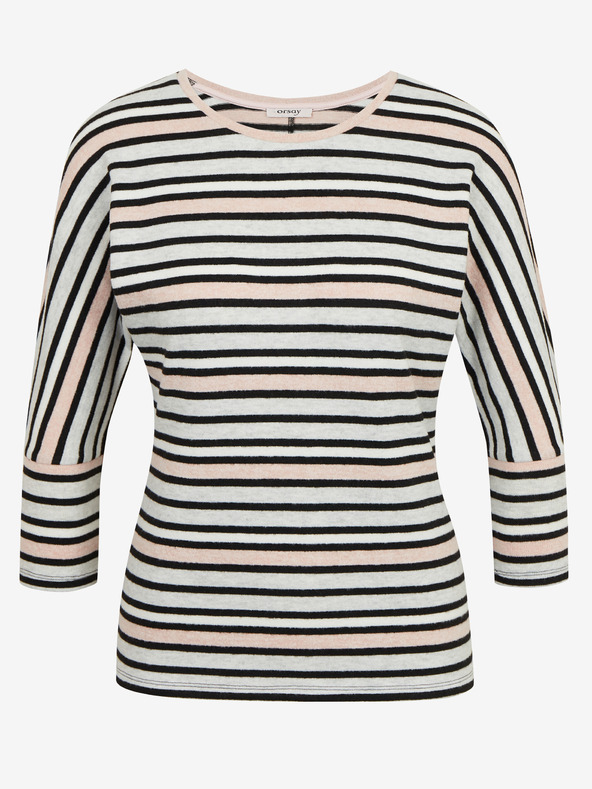 Orsay Bluză de damă cu dungi albastru deschis ORSAY