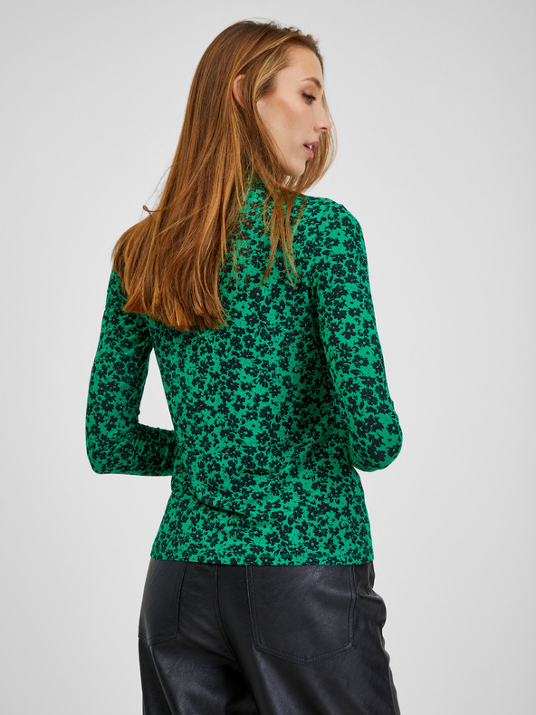 Orsay Bluză cu guler cu model verde de damă ORSAY