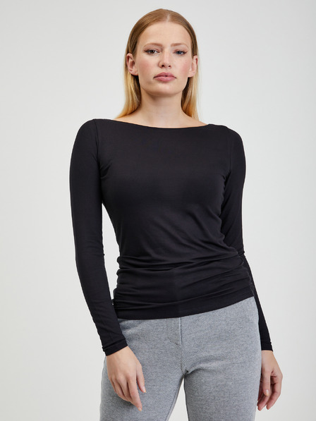 Orsay Bluză neagră de damă ORSAY