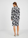 Orsay Rochie florală de damă albă și neagră ORSAY