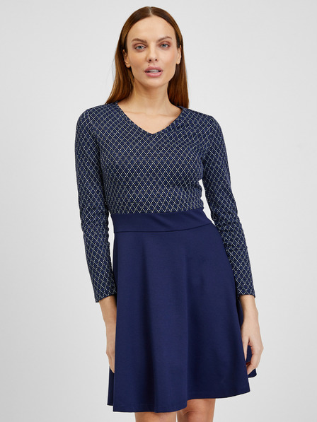 Orsay Rochie de damă albastru închis cu model ORSAY