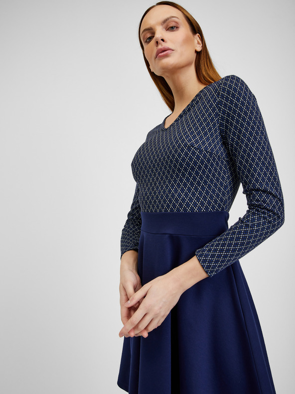 Orsay Rochie de damă albastru închis cu model ORSAY