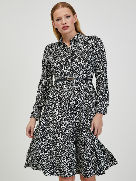 Orsay Rochie de damă cu model alb și negru ORSAY
