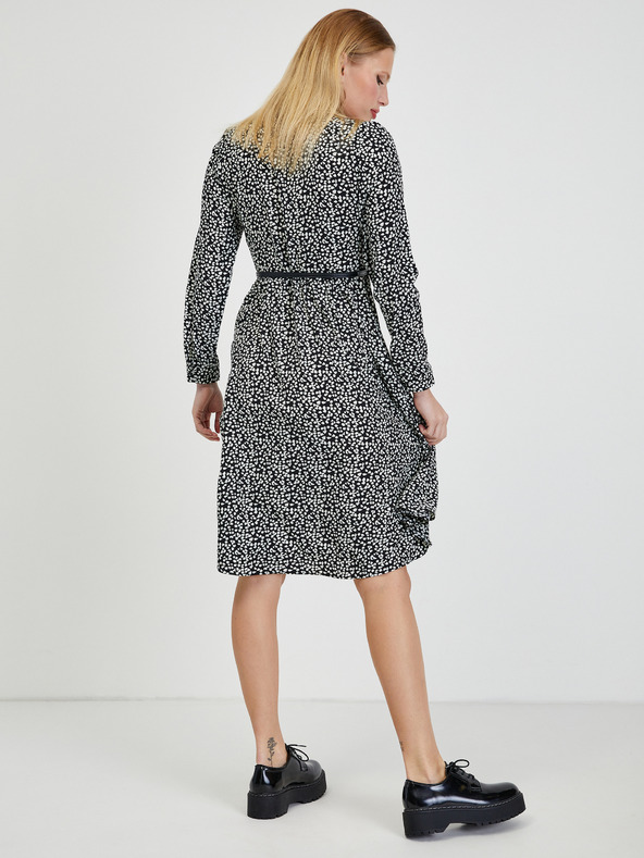 Orsay Rochie de damă cu model alb și negru ORSAY