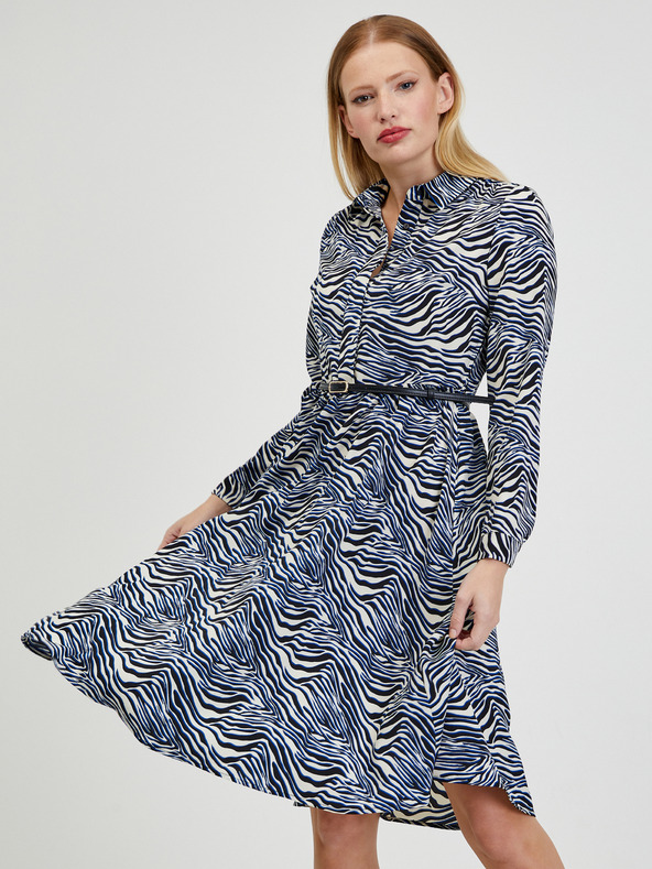 Orsay Rochie de damă cu model albastru-alb ORSAY