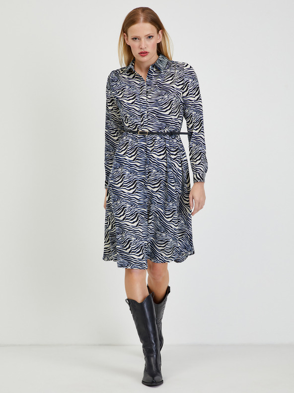 Orsay Rochie de damă cu model albastru-alb ORSAY