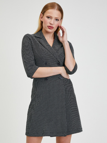 Orsay Rochie de damă cu model alb și negru ORSAY