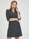 Orsay Rochie de damă cu model alb și negru ORSAY