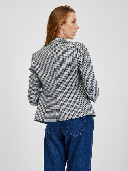 Orsay Sacou în carouri alb-negru pentru femei ORSAY