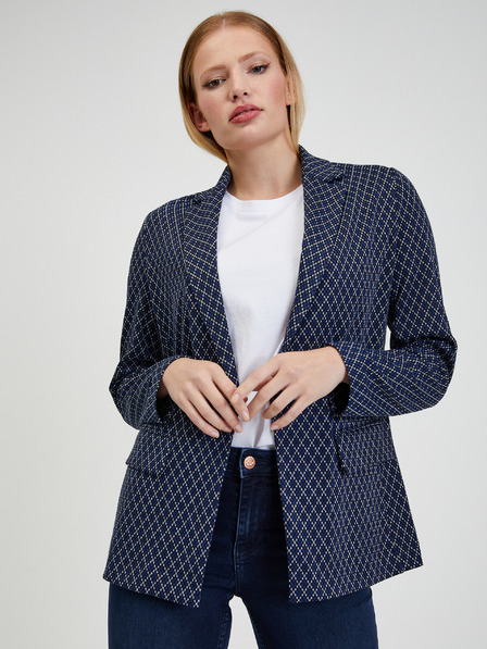 Orsay Sacou de damă cu model alb-albastru ORSAY