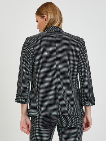 Orsay Sacou de damă cu model alb și negru ORSAY