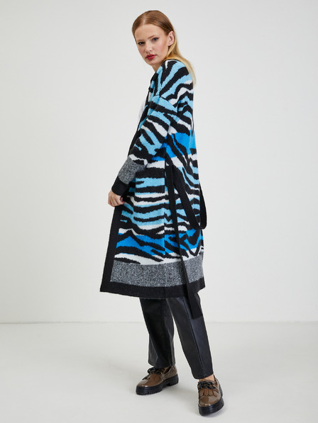 Orsay Cardigan de damă cu model albastru-negru ORSAY