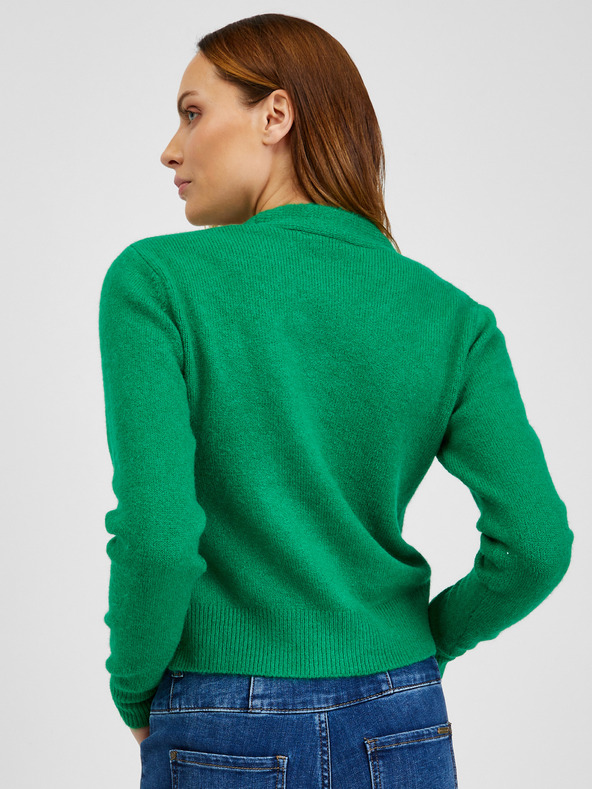 Orsay Cardigan de damă verde cu amestec de lână ORSAY