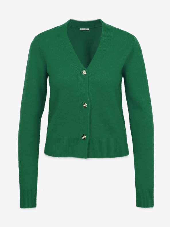 Orsay Cardigan de damă verde cu amestec de lână ORSAY