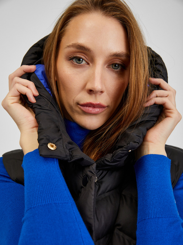 Orsay Vestă matlasată damă neagră ORSAY