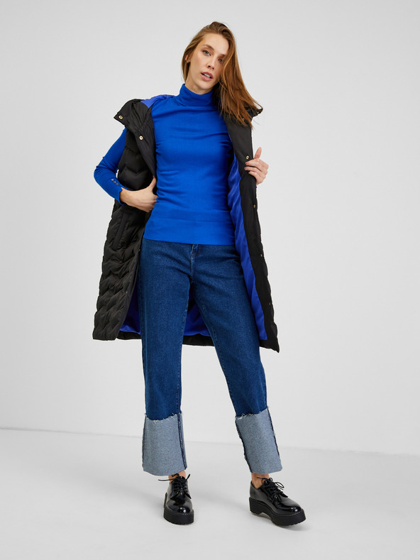 Orsay Vestă matlasată damă neagră ORSAY