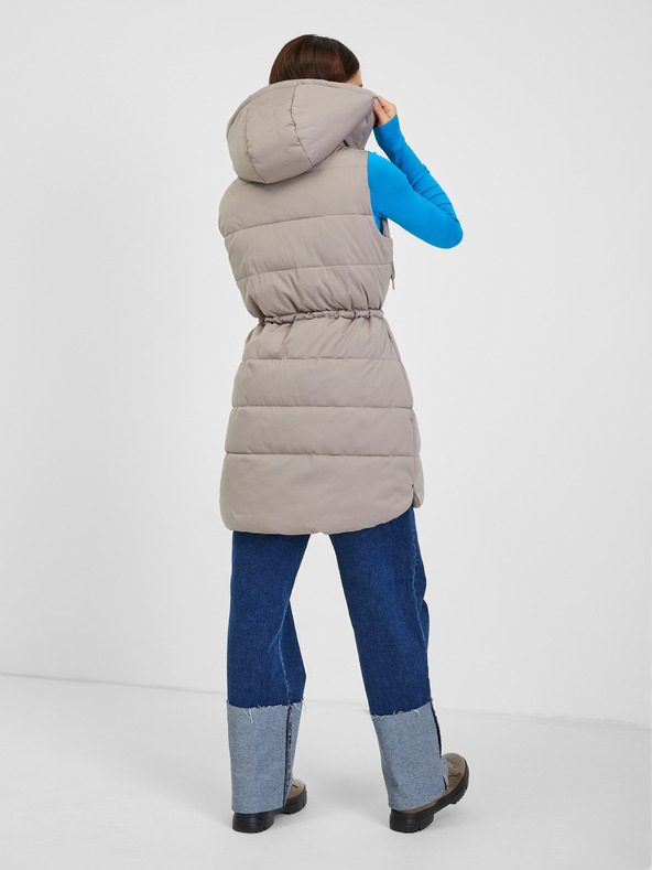 Orsay Vestă matlasată damă gri ORSAY