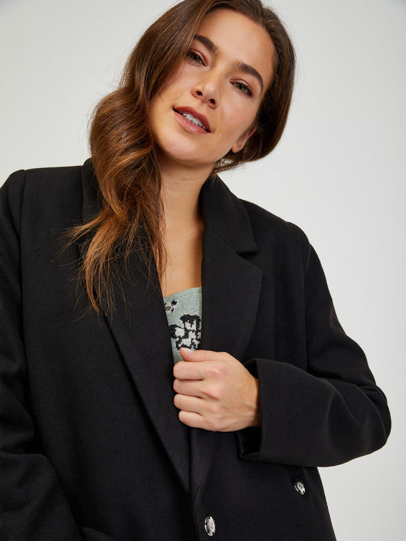 Orsay Palton de iarnă gri de damă ORSAY