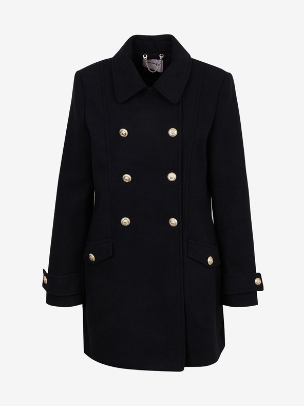 Orsay Palton de iarnă de damă neagră cu amestec de lână ORSAY