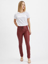 Orsay Pantaloni skinny fit pentru femei culoare vișiniu ORSAY