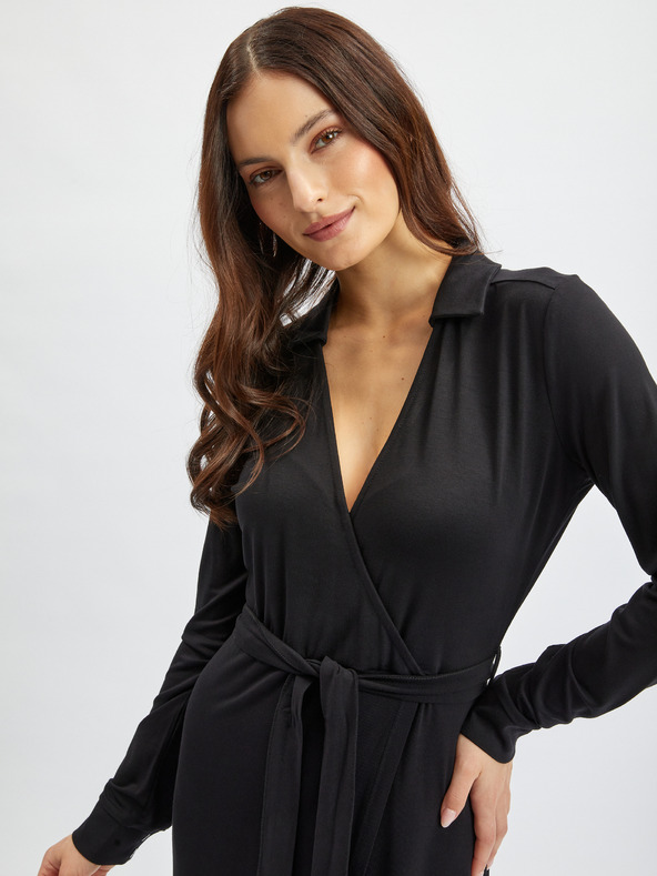 Orsay Rochie de damă neagră ORSAY