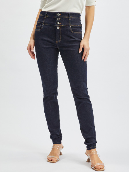 Orsay Blugi skinny fit albastru închis pentru femei ORSAY