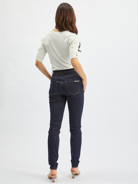 Orsay Blugi skinny fit albastru închis pentru femei ORSAY